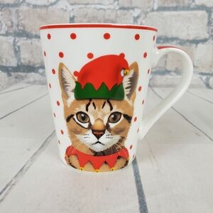 Christopher Vine Tabby Elf Cat Coffee Mug Australia Designer